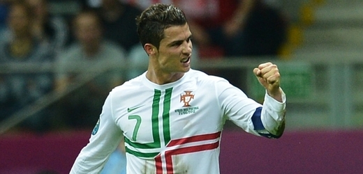 Cristiano Ronaldo po vstřeleném gólu.