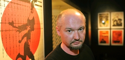 David Kořínek ze skupiny Rafani při premiéře filmu.
