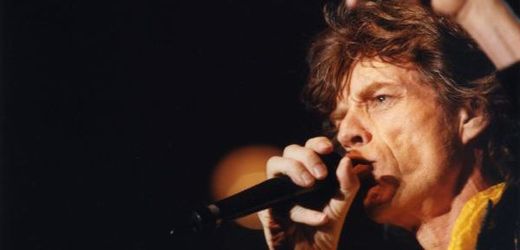 Mick Jagger v Praze.