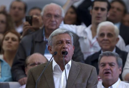 Prezidentský kandidát Andrés Manuel Lopéz Obrador.