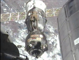 Přistávací modul vesmírné lodi Sojuz TMA-03M. 