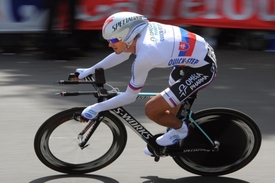 Peter Velits v prologu Tour de France 2012.