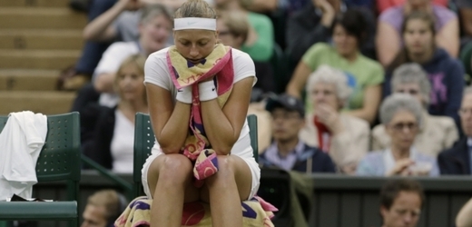 Tenistka Petra Kvitová na turnaji ve Wimbledonu.