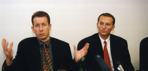 Ladislav Bartoníček (vlevo).