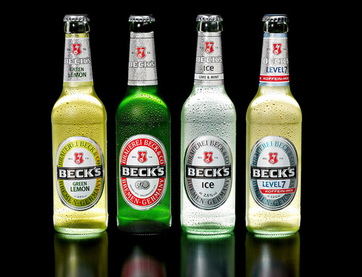 Světovou desítkou je německý ležák Beck's. Hodnota značky je 1,9 miliardy dolarů. Kromě běžných piv nabízí značka také piva smíchaná s ovocnými šťávami, například Beck’s Chilled Orange, který obsahuje 50 procent světlého piva a 50 procent pomerančové šťávy.