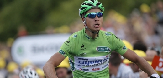 Slovenský cyklista Peter Sagan na Tour de France.