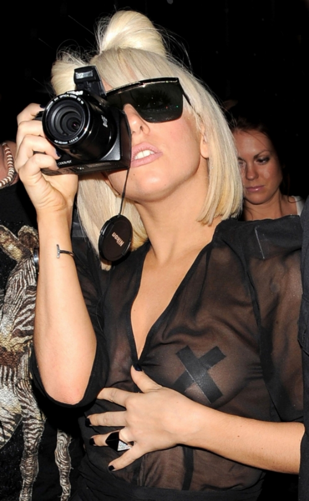 Zpěvačka Lady Gaga.
