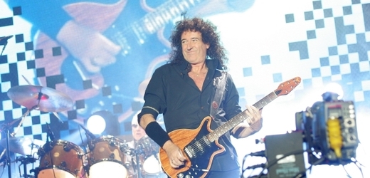 Kytarista Brian May.