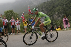 Peter Sagan se na Tour neztratil ani v horách.