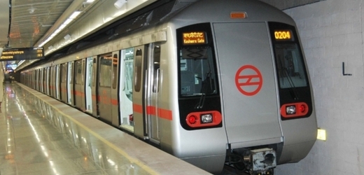Metro je jedním ze symbolů rozvoje Dillí.