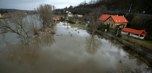 Praha-Zbraslav, záplavy z roku 2006.