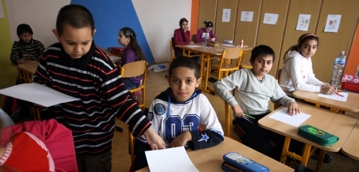 Romové v ostravské škole (ilustrační foto).