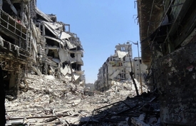 Čeká Halab osud třetího největšího syrského měta Homs (na snímku)?