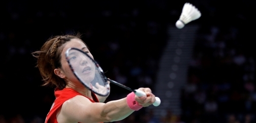 Momentka z olympijského turnaje badmintonistek.