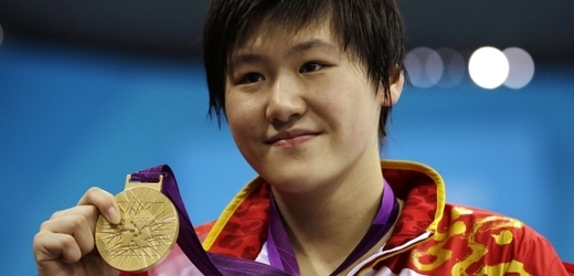 Čínská plavkyně Jie Š'-wen.