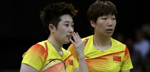 Čínské badmintonistky.