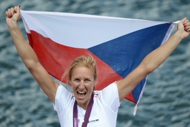 Skifařka Miroslava Knapková vybojovala pro Česko v Londýně zlato.
