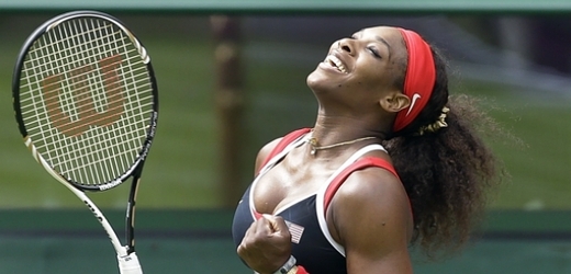 Serena Williamsová se raduje z olympijského zlata.