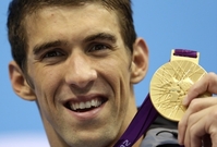Nejúspěšnější olympionik všech dob Michael Phelps.