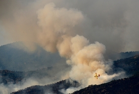 Na La Gomeře pronikl požár i do přírodního parku Garajonay, který je zařazen na seznamu UNESCO (ilustrační foto).