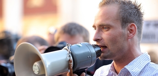 Iniciátor demonstrace Lukáš Kohout.