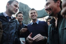 Navalnyj na jedné z akcí opozice.