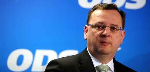 Premiér Petr Nečas (ODS).