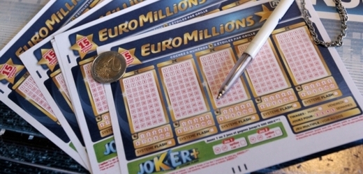 Dnes se bude hrát v loterii EuroMillions o rekordních 190 milionů eur.