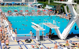 Plavecký bazén Podolí.