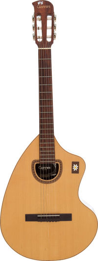 Akustická kytara Giannini Craviola se vydražila za víc než dvojnásobek očekávané ceny.