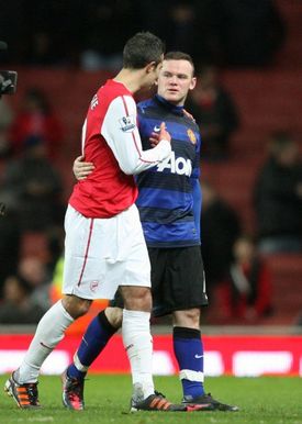 Duo gólových zabijáků. Wayne Rooney a Robin van Persie.