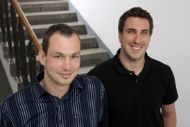 Peter Irikovský (vlevo) a Tomáš Čupr rozjeli první a největší český slevový server, Slevomat.