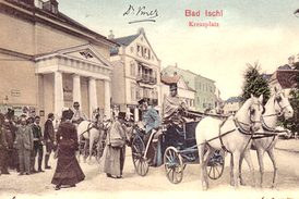 Císař František Josef I. v lázních Bad Ischl.
