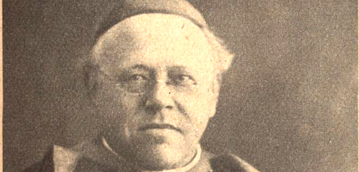 Biskup Josef Pfluger, na kterého byl spáchán atentát.