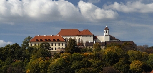 Pohled na hrad Špiberk.