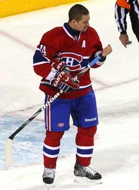 Dres kladenských Rytířů by mohla obléci i útočná hvězda Montrealu Tomáš Plekanec.