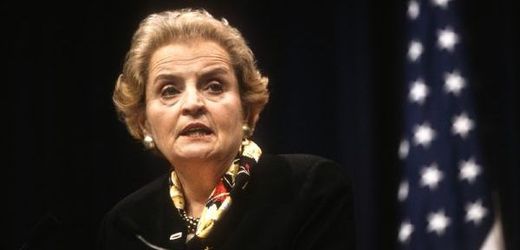 Madeleine Albrightová v době, kdy šéfovala diplomacii USA.
