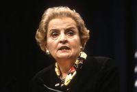 Madeleine Albrightová v době, kdy šéfovala diplomacii USA.