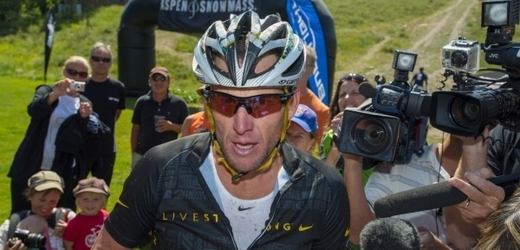 Cyklistická legenda Lance Armstrong.