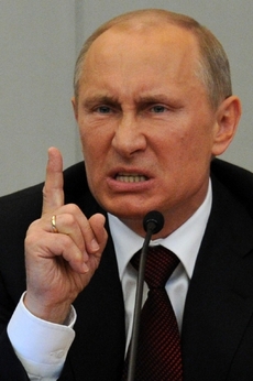 Putin se zlobí.