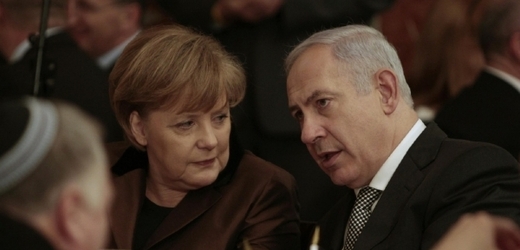 Německá kancléřka se svým izraelským protějškem.