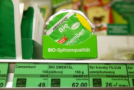 Průměrný Čech utratil v roce 2010 za biopotraviny asi 200 korun (ilustrační foto).
