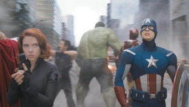 Hrdinové z filmu Avengers.