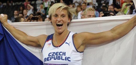 Barbora Špotáková po triumfu na hrách v Londýně.
