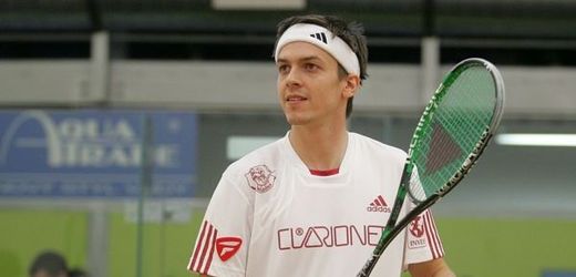 Nejlepší český squashista Jan Koukal.