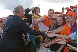 Prezident Putin na návštěvě v Mordvinské republice. 