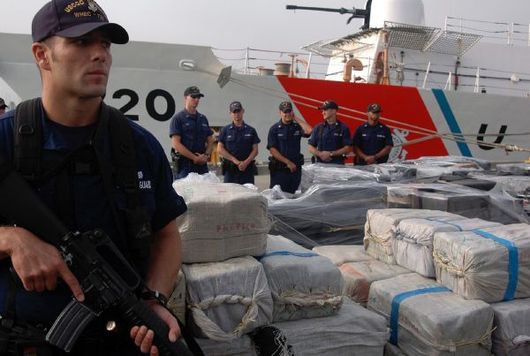 Americká pobřežní stráž zabavila 11,5 tuny kokainu. 