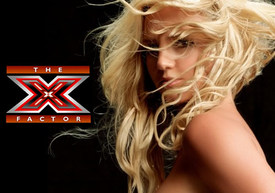 Britney Spearsová v porotě X Factoru.
