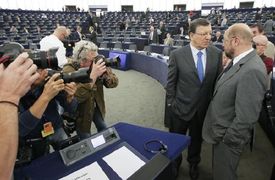 Barroso v Evropském parlamentu.