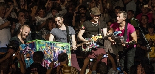 Skupina Coldplay vystoupí v Praze.